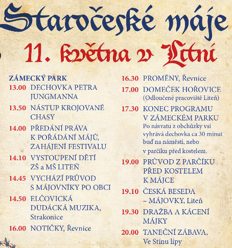 Staročeské máje 2013 - Liteň